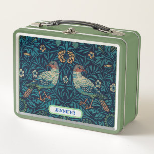 Vintage personalisiert, William Morris Retro Metall Brotdose