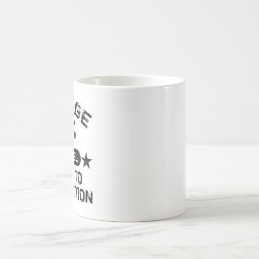 Vintage Personalisierte Grunge 1969 Kaffeetasse (Mittel)