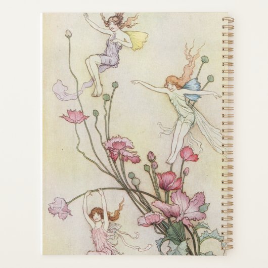 Vintage Personalisierte Märchenabbildung, Retro Planer (Rückseite)