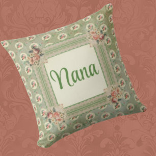 Vintage personalisierte Memory-Rosen Spitze  Kissen