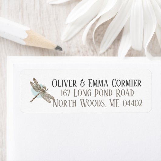 Vintage Personalisierte Rücksendeadresse (Insitu)