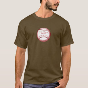 Vintage personalisierter Baseball T-Shirt