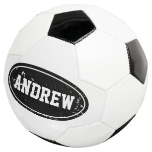 Vintage personalisierter Fußball mit individuellem