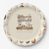 Vintage Personalized Easter Pappteller (Vorderseite)