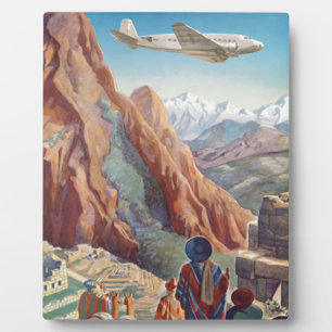 Vintage Peru der Inkas via Pan American Travel Fotoplatte