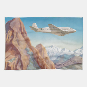 Vintage Peru der Inkas via Pan American Travel Handtuch