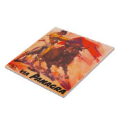 Vintage Peru Keramik Tile Fliese (Seite)