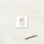 Vintage Peruvian lily Post-it Klebezettel (Auf Schreibtisch)