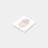 Vintage Peruvian lily Post-it Klebezettel (angewinkelt)