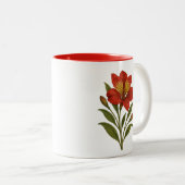 Vintage Peruvian Zweifarbige Tasse (VorderseiteRechts)