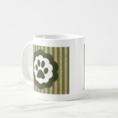 vintage pet paw kaffeetasse (Vorderseite Links)