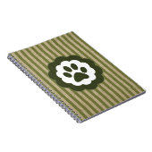 vintage pet paw notizblock (Rechte Seite)