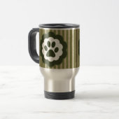 vintage pet paw reisebecher (Vorderseite Links)