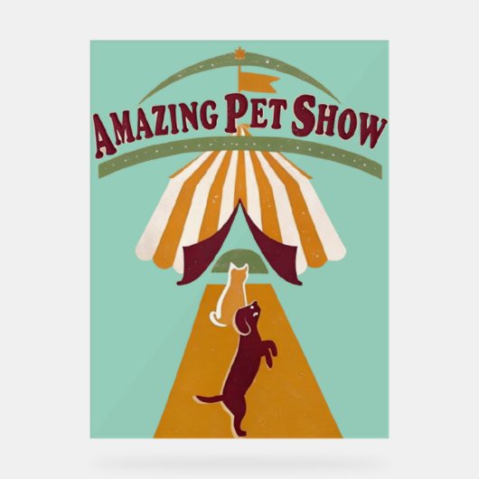 Vintage Pet Poster (Vorderseite)