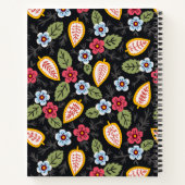Vintage Petals mehrfarbig Notizblock (Rückseite)