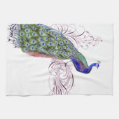 Vintage Pfau Handtuch (Horizontal)