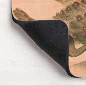 Vintage Pfau Mousepad (Ecke)