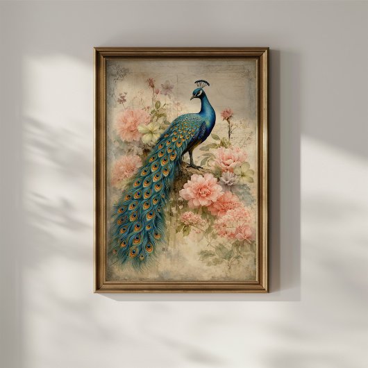 Vintage Pfau Poster