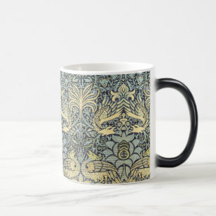 Vintage Pfau und Drache von William Morris Verwandlungstasse