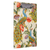 Vintage Pfau- und Mohndarstellungen Klemmbrett (Rechts)