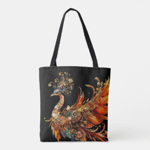 vintage Pfau Zirkus Karneval Unterhaltung Tasche