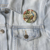 Vintage Pfaue Button (Beispiel)