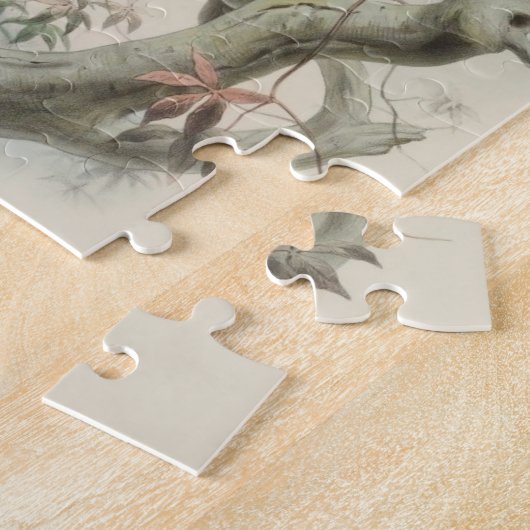 Vintage Pfaue Puzzle (Seite)