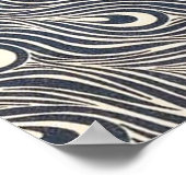 Vintage Pfauenblume Poster (Ecke)