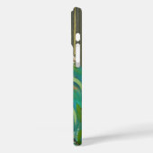 Vintage Pfauendrachenfliegen und Lilypads Case-Mate iPhone Hülle (Rückseite / Links)