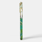 Vintage Pfauenkronleuchter und Feathers Case-Mate iPhone Hülle (Rückseite / Links)