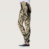 Vintage PfauenLeggings Leggings (Links)