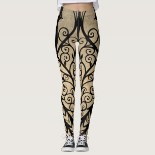 Vintage PfauenLeggings Leggings