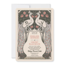 Vintage Pfauenliebe Hochzeit