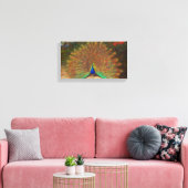 Vintage Pfauenmalerei Leinwanddruck (Insitu (Wohnzimmer))