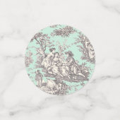 Vintage Pfefferminze Konfetti (Klein Vorderseite)