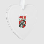 Vintage-Pferd-Daddy-Gravur Ornament (Vorderseite)