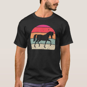 Vintage-Pferd Retro-Pferd Silhouette Pferd Tier T-Shirt