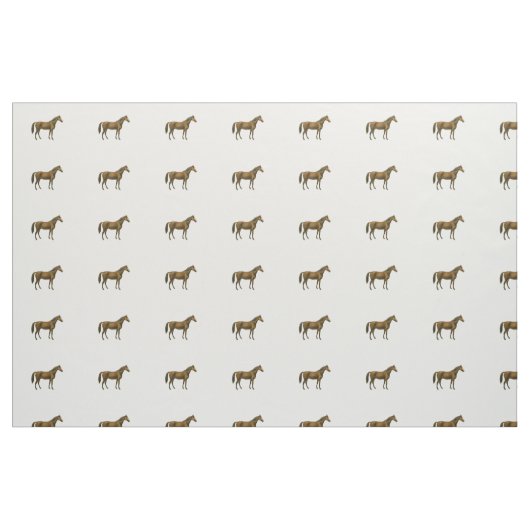 Vintage Pferd Stoff (Fat Quarter (45,7 x 55,9 cm))