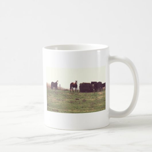 Vintage Pferde Kaffeetasse (Rechts)