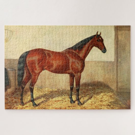 Vintage Pferdeabbildung (1905) Puzzle (Horizontal)