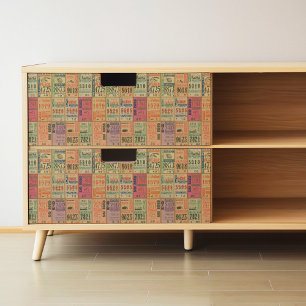 Vintage Pferdeausweise oder Wrapping Paper Geschenkpapier