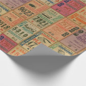Vintage Pferdeausweise oder Wrapping Paper Geschenkpapier (Ecke)
