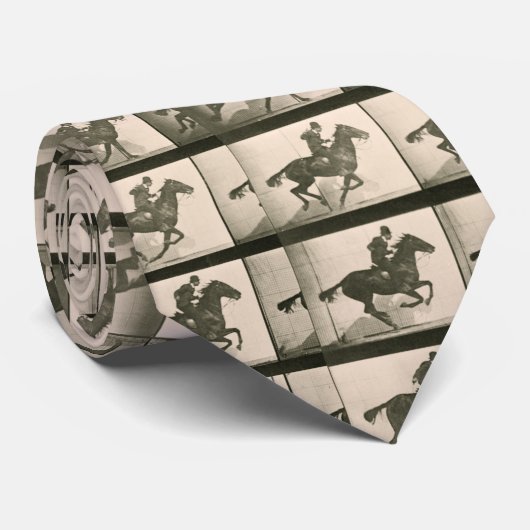 Vintage Pferdefotografie Krawatte (Gerollt)