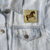 Vintage Pferdekunst: Whistlejacke Button (Beispiel)
