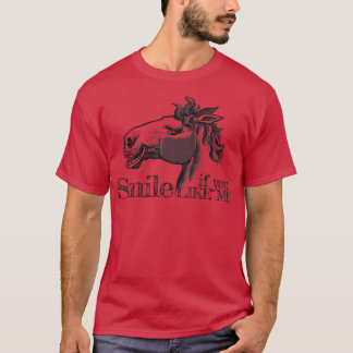 Vintage Pferdelächeln T-Shirt