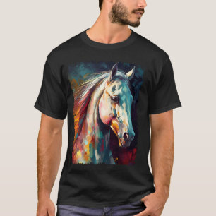 Vintage-Pferdeliebhaber Ich liebe Pferde Haustierb T-Shirt