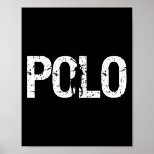 Vintage Pferdepolo-Geschenke für Polo-Spieler - Ho Poster