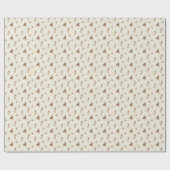 Vintage-Pferdereitmuster Geschenkpapier (Flach)