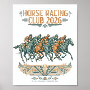 Vintage-Pferderennclub 2026 Poster