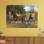 Vintage Pferdetransporte Leinwanddruck (Insitu (Wohnzimmer))